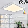 Finsrud Plafones, Panel LED Blanca, 1 luz