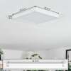 Finsrud Plafones, Panel LED Blanca, 1 luz