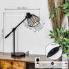 Albreda Lámparas de mesa LED Negro, 1 luz