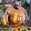 Koyoto Lámparas suspendidas, Luminarias esféricas, Lámparas colgantes Azul, dorado, Verde, Color cobre, 6 luces