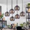Koyoto Lámparas suspendidas, Luminarias esféricas, Lámparas colgantes Ahumado, 6 luces