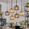 Koyoto Lámparas suspendidas, Luminarias esféricas, Lámparas colgantes Colores ámbar, Ahumado, 6 luces