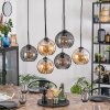 Koyoto Lámparas suspendidas, Luminarias esféricas, Lámparas colgantes Colores ámbar, Ahumado, 6 luces