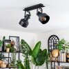 Tylar Plafones, Spot techo Negro, 2 luces