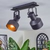 Tylar Plafones, Spot techo Negro, 2 luces