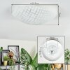 Gravli Plafones LED Blanca, 1 luz