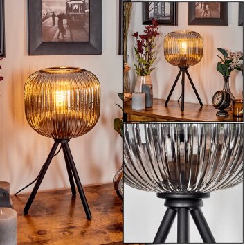 Trion Lámparas de mesa Negro, 1 luz