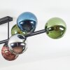 Gastor Plafones, Luminarias esféricas Azul, Cromo, Verde, Color cobre, Ahumado, 10 luces
