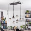 Koyoto Lámparas suspendidas, Luminarias esféricas, Lámparas colgantes Transparente, Ahumado, 6 luces