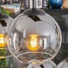 Koyoto Lámparas suspendidas, Luminarias esféricas, Lámparas colgantes Transparente, Ahumado, 6 luces
