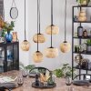 Bauro Lámparas suspendidas, Luminarias esféricas, Lámparas colgantes Crudo, 6 luces