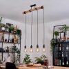 Soungou Lámparas suspendidas, Lámparas colgantes Crudo, Negro, 4 luces