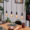 Soungou Lámparas suspendidas, Lámparas colgantes Crudo, Negro, 4 luces