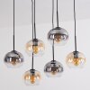 Apedo Lámparas suspendidas, Luminarias esféricas, Lámparas colgantes Colores ámbar, Transparente, Ahumado, 6 luces