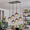 Koyoto Lámparas suspendidas, Luminarias esféricas, Lámparas colgantes Transparente, Ahumado, 6 luces