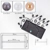 Koyoto Lámparas suspendidas, Luminarias esféricas, Lámparas colgantes Colores ámbar, Transparente, Ahumado, 6 luces