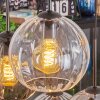 Koyoto Lámparas suspendidas, Luminarias esféricas, Lámparas colgantes Colores ámbar, Transparente, Ahumado, 6 luces