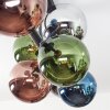 Gastor Plafones, Luminarias esféricas Azul, Cromo, Verde, Color cobre, Ahumado, 8 luces
