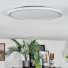 Zuren Plafones, Panel LED Blanca, 1 luz, Cambia de color