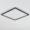 Zuren Plafones, Panel LED Negro, 1 luz, Cambia de color