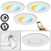 Ramek Plafones, Empotrables LED Blanca, 3 luces