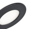Ramek Plafones, Empotrables LED Negro, 3 luces