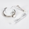 Ramek Plafones, Empotrables LED Níquel-mate, 3 luces