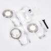 Ramek Plafones, Empotrables LED Níquel-mate, 3 luces