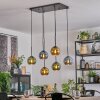 Koyoto Lámparas suspendidas, Luminarias esféricas, Lámparas colgantes Azul, dorado, Verde, 6 luces Koyoto Lámparas suspendidas, Luminarias esféricas, Lámparas colgantes Azul, dorado, Verde, 6 luces