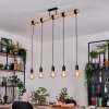 Soungou Lámparas suspendidas, Lámparas colgantes Crudo, Negro, 5 luces