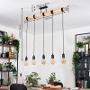 Soungou Lámparas suspendidas, Lámparas colgantes Crudo, Negro, 5 luces