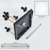 Gastor Plafones, Luminarias esféricas dorado, Negro, 5 luces