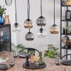 Ripoll Lámparas suspendidas, Luminarias esféricas, Lámparas colgantes Colores ámbar, Transparente, Ahumado, 6 luces