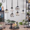 Ripoll Lámparas suspendidas, Luminarias esféricas, Lámparas colgantes Colores ámbar, Transparente, Ahumado, 6 luces