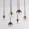 Koyoto Lámparas suspendidas, Luminarias esféricas, Lámparas colgantes Colores ámbar, Transparente, Ahumado, 6 luces