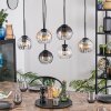 Koyoto Lámparas suspendidas, Luminarias esféricas, Lámparas colgantes Colores ámbar, Transparente, Ahumado, 6 luces