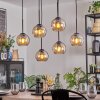 Koyoto Lámparas suspendidas, Luminarias esféricas, Lámparas colgantes Colores ámbar, 6 luces