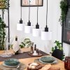 Bassagoda Lámparas suspendidas, Lámparas colgantes Crudo, Negro, 4 luces