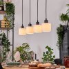 Bassagoda Lámparas suspendidas, Lámparas colgantes Crudo, Negro, 4 luces