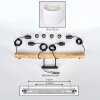 Bassagoda Lámparas suspendidas, Lámparas colgantes Crudo, Negro, 4 luces