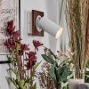 Dalan Apliques, Spot de pared LED Crudo, Blanca, 1 luz