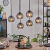 Koyoto Lámparas suspendidas, Luminarias esféricas, Lámparas colgantes Ahumado, 6 luces
