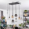 Koyoto Lámparas suspendidas, Luminarias esféricas, Lámparas colgantes Colores ámbar, Transparente, Ahumado, 6 luces