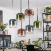 Lauden Lámparas suspendidas, Lámparas colgantes Azul, Verde, Transparente, Color cobre, 6 luces