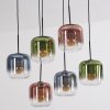 Lauden Lámparas suspendidas, Lámparas colgantes Azul, Verde, Transparente, Color cobre, 6 luces