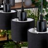 Bassagoda Lámparas suspendidas, Lámparas colgantes Crudo, Negro, 4 luces