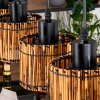 Cando Lámparas suspendidas, Lámparas colgantes Crudo, Negro, 4 luces