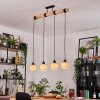 Bongal Lámparas suspendidas, Lámparas colgantes Crudo, Negro, 4 luces