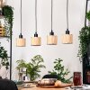Bongal Lámparas suspendidas, Lámparas colgantes Crudo, Negro, 4 luces