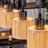 Bongal Lámparas suspendidas, Lámparas colgantes Crudo, Negro, 4 luces